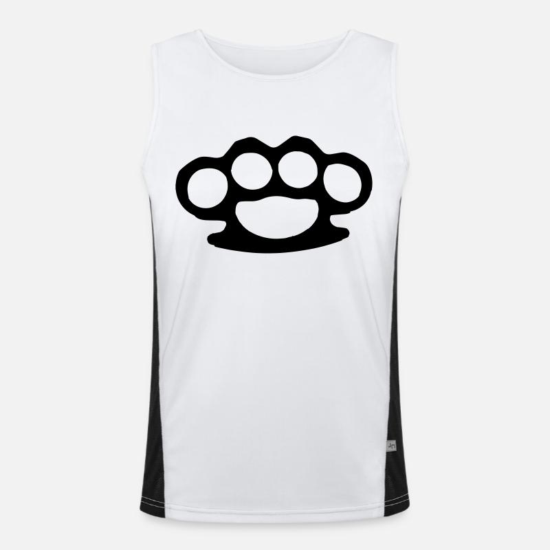 knuckle duster Débardeur respirant contrasté Homme 