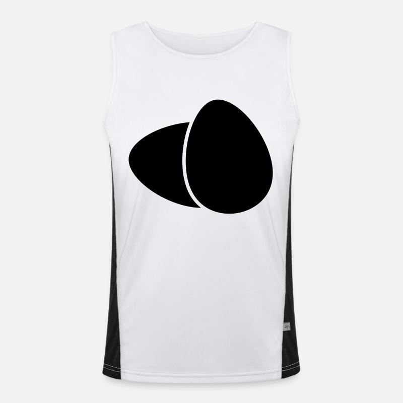 2 Eier Funktionelles Kontrast-Tank Top für Männer 