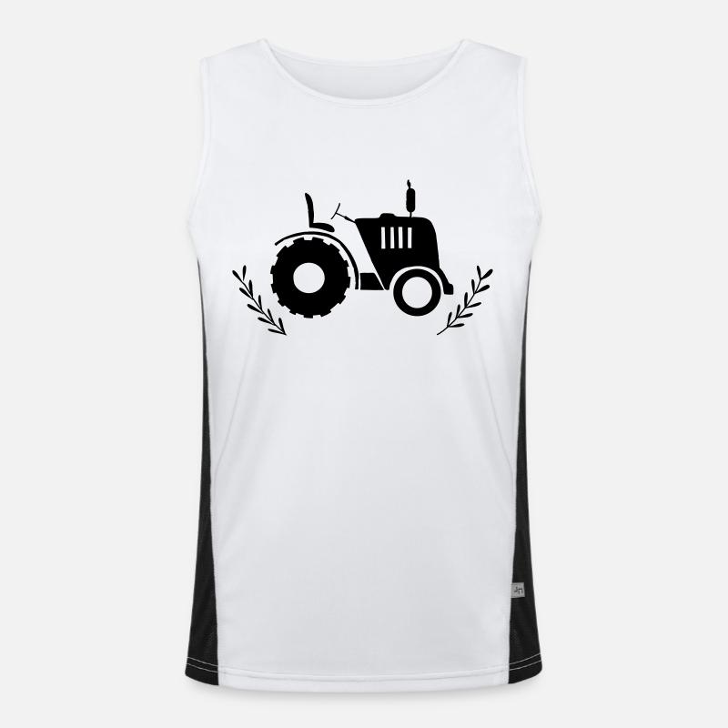 Traktor Funktionelles Kontrast-Tank Top für Männer 
