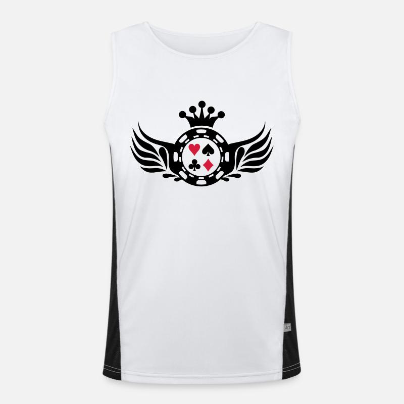 poker_shield_f2 Débardeur respirant contrasté Homme 