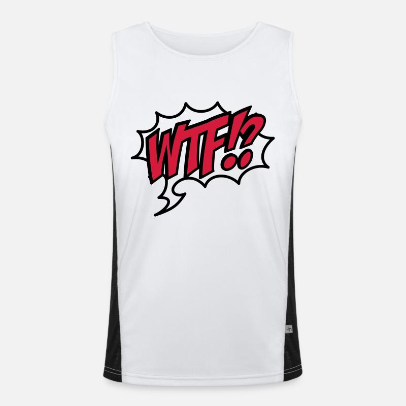 wtf Men's Functional Contrast Tank Top 