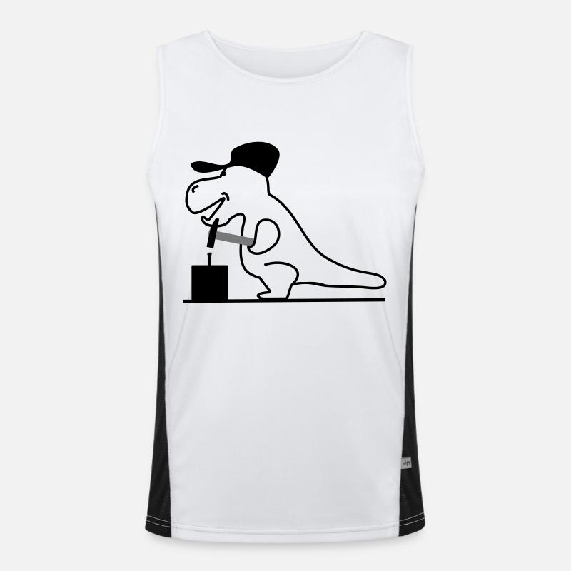 Dinosaurs Men's Functional Contrast Tank Top 
