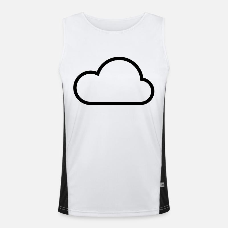 Cloud Funktionelles Kontrast-Tank Top für Männer 