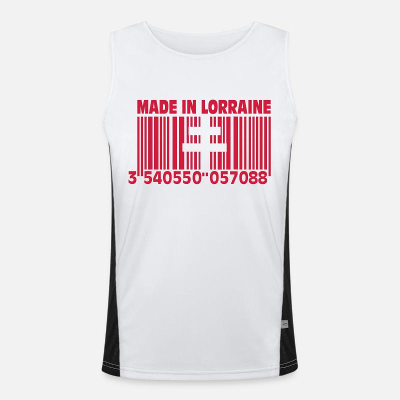 Made in Lorraine II Débardeur respirant contrasté Homme 