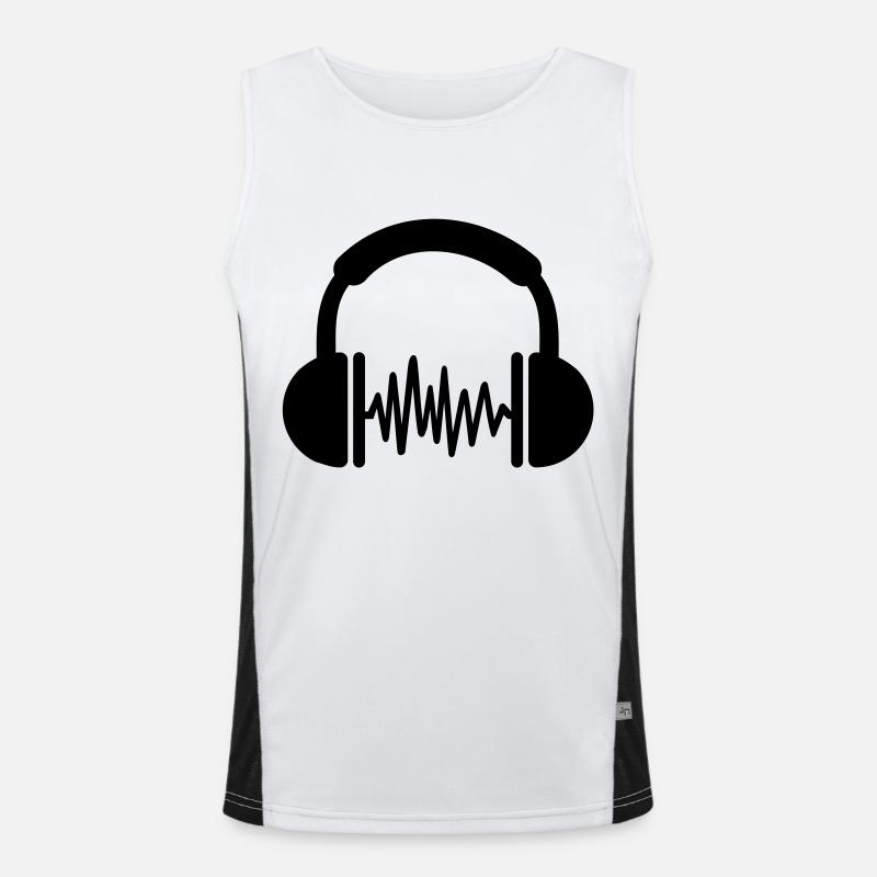 Casque Débardeur respirant contrasté Homme 