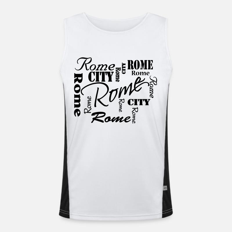 Rome Funktionelles Kontrast-Tank Top für Männer 