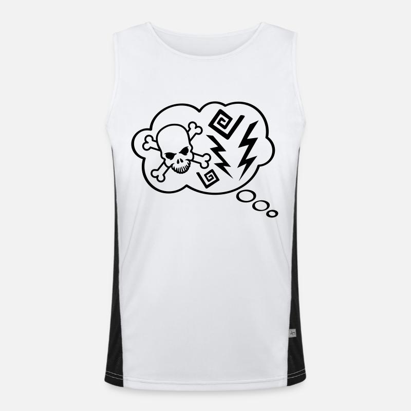 Think Bubble Angry Débardeur respirant contrasté Homme 