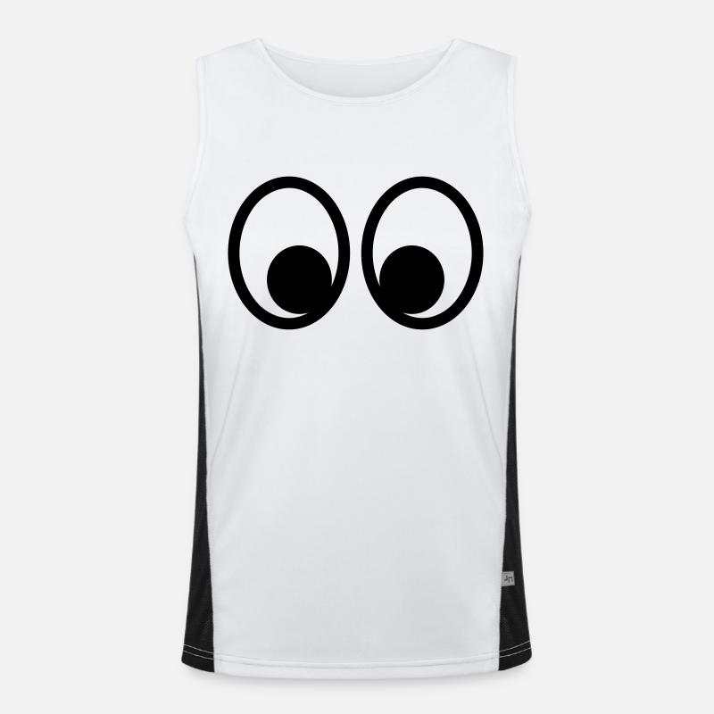 Augen Funktionelles Kontrast-Tank Top für Männer 