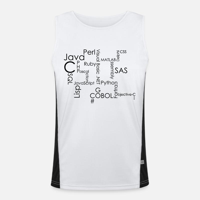 Langages de Programmation Débardeur respirant contrasté Homme 