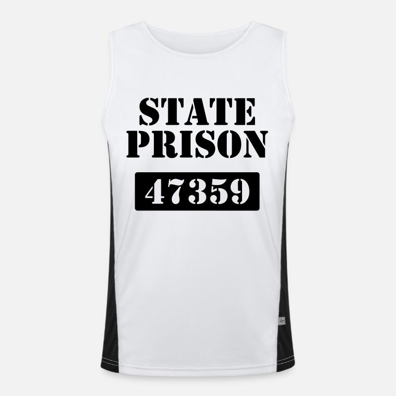 State Prison Men's Functional Contrast Tank Top 