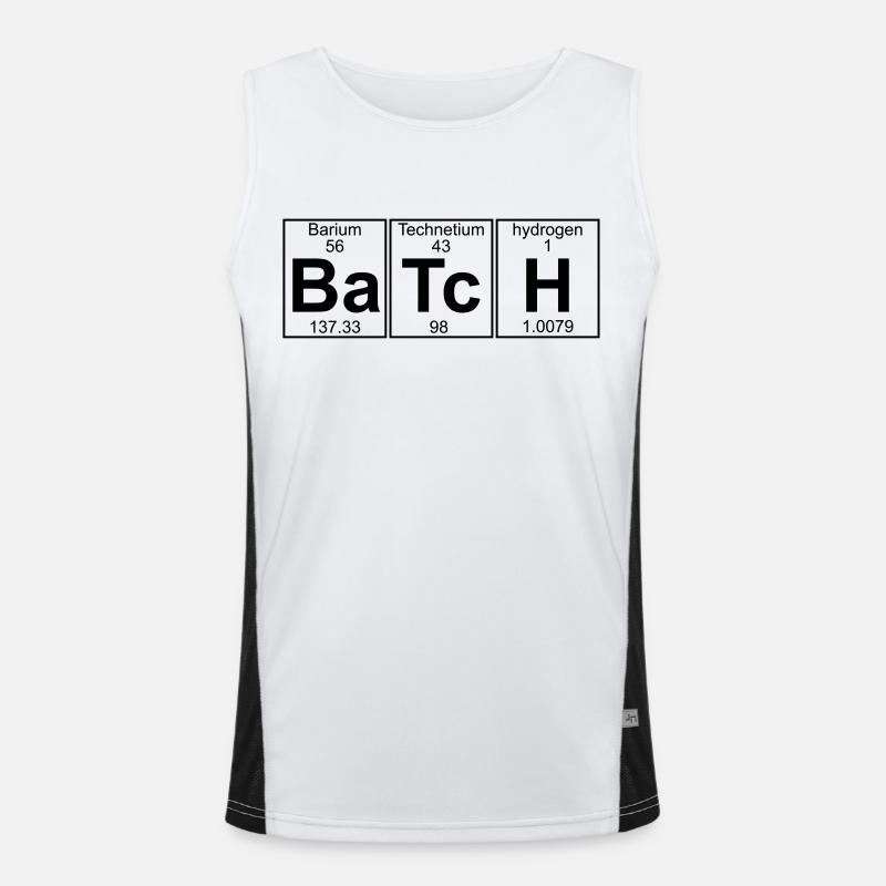 Ba-Tc-H (batch) - Full Men's Functional Contrast Tank Top 