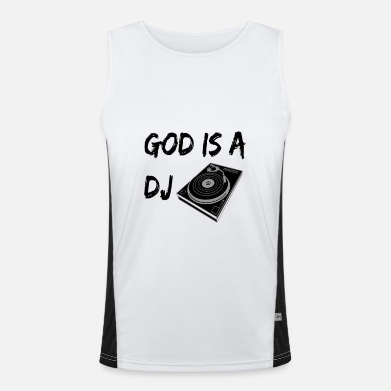 dj Men's Functional Contrast Tank Top 