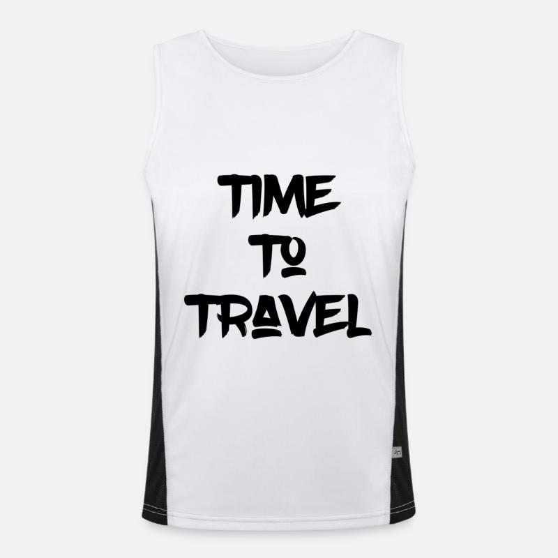 to travel Men's Functional Contrast Tank Top 