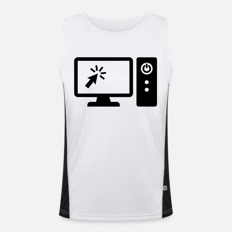 Computer Men's Functional Contrast Tank Top 