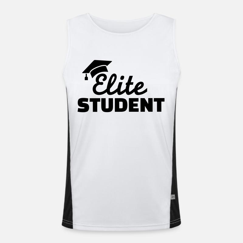 Elite Student Men's Functional Contrast Tank Top 