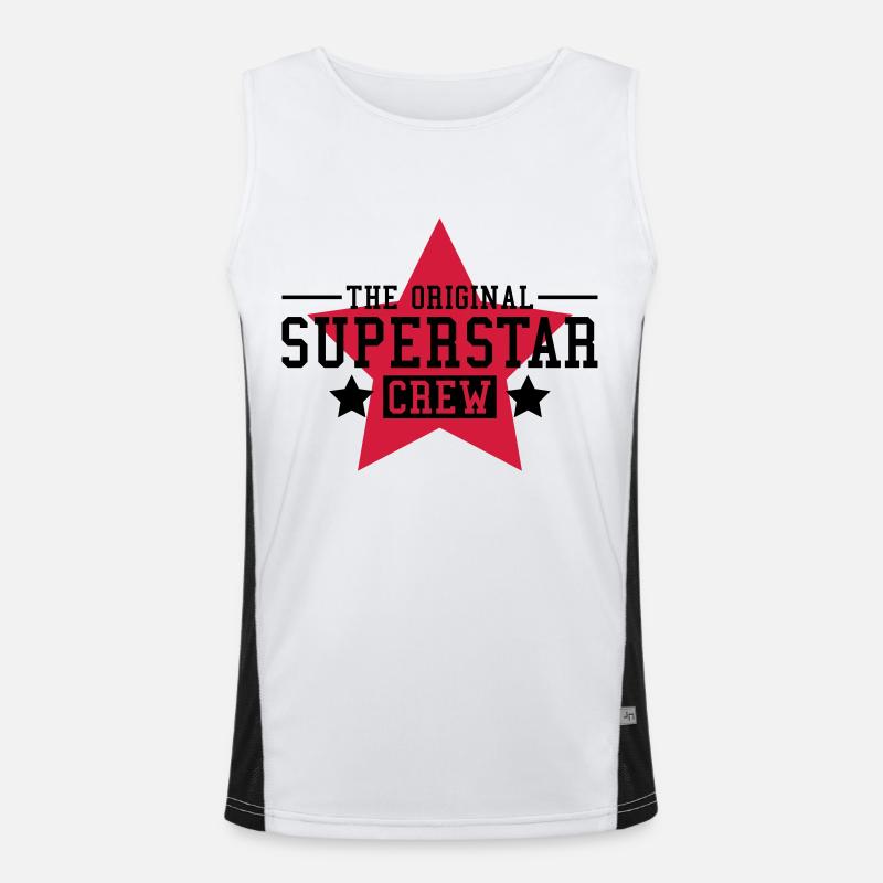 original_superstar_crew_zy2 Funktionelles Kontrast-Tank Top für Männer 