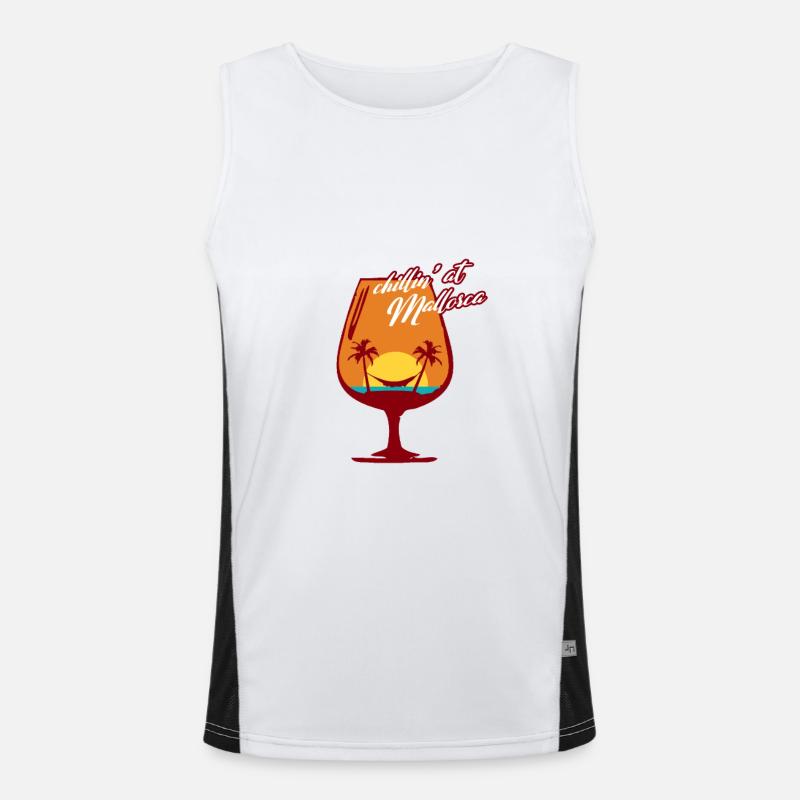 Mallorca Men's Functional Contrast Tank Top 