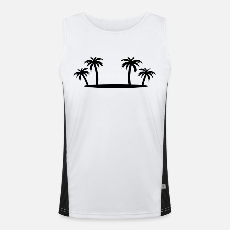 insel Funktionelles Kontrast-Tank Top für Männer 