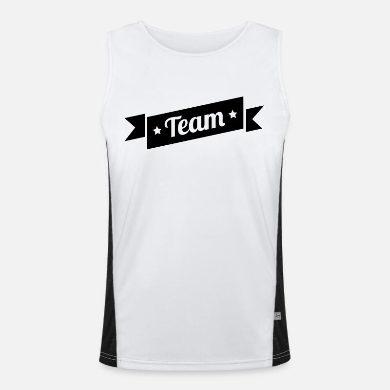 team Débardeur respirant contrasté Homme 