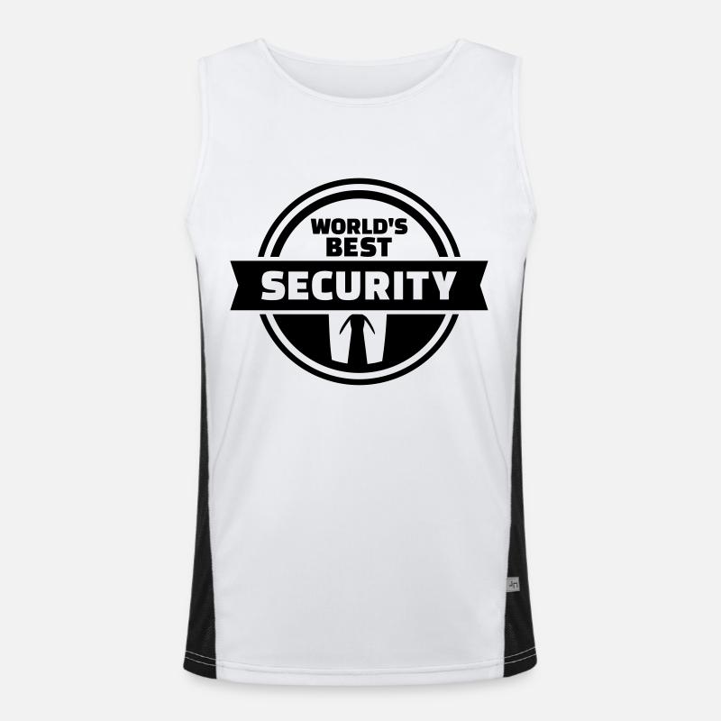 Security Funktionelles Kontrast-Tank Top für Männer 