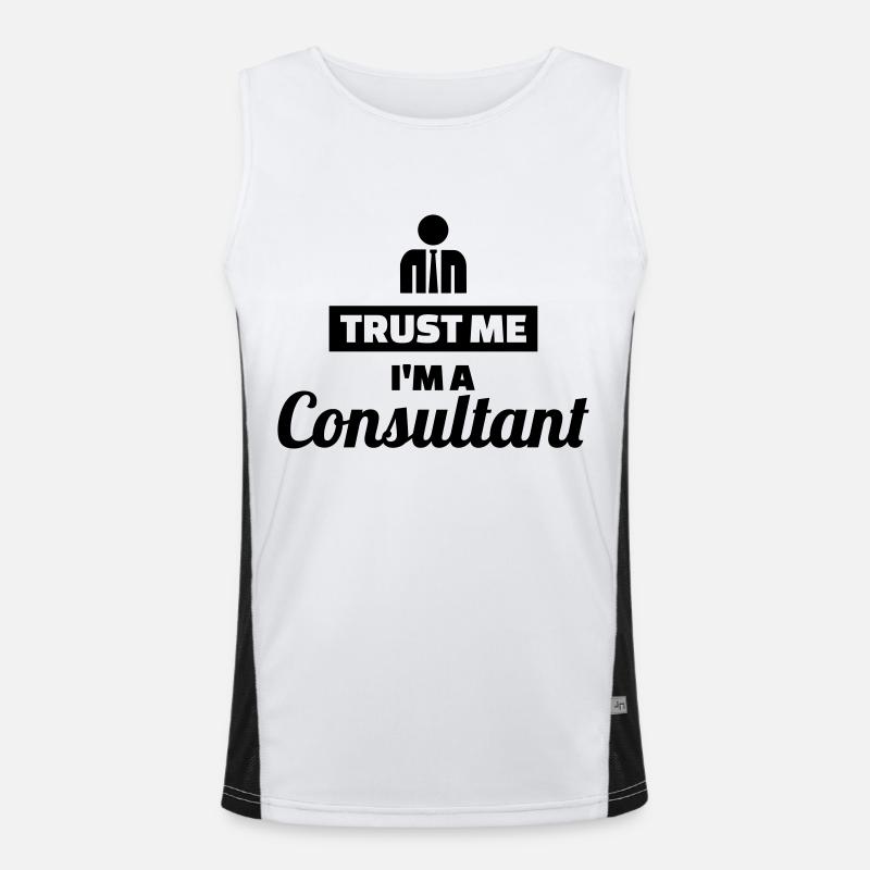 Consultant Men's Functional Contrast Tank Top 