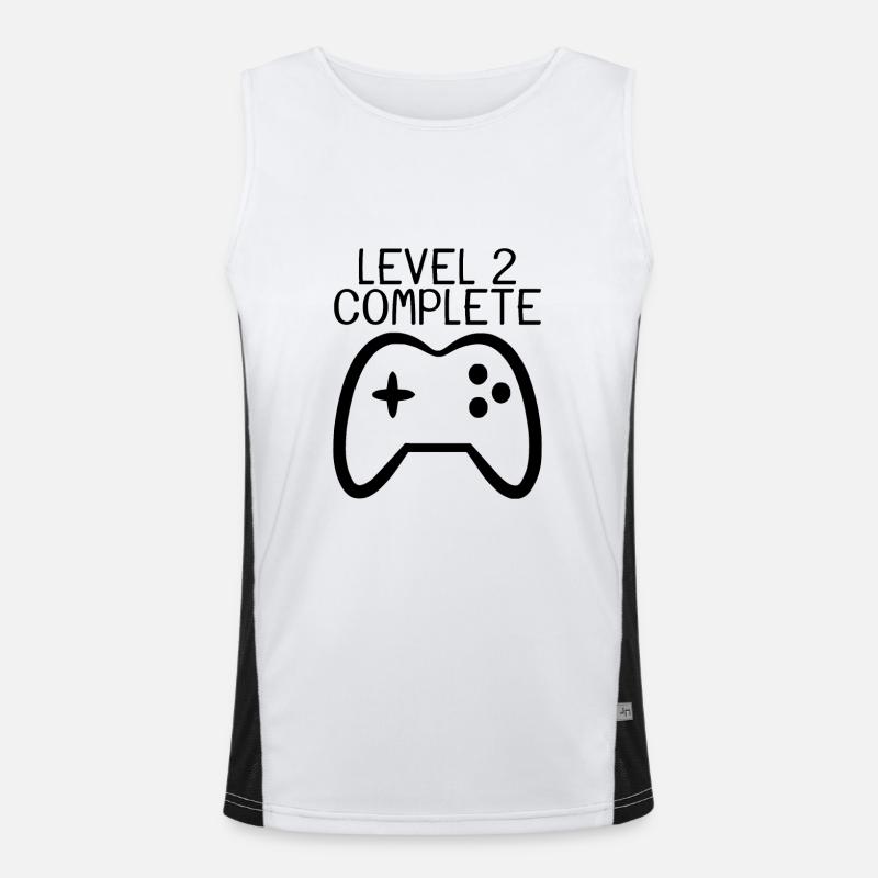 Level 2 completed Men's Functional Contrast Tank Top 