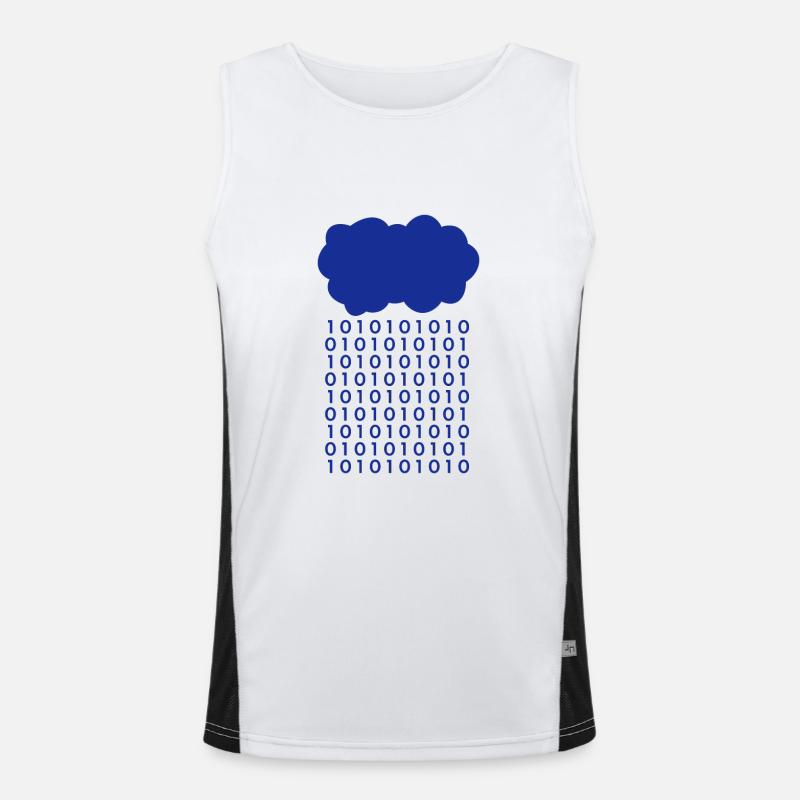 Bit cloud cloud informaticien Débardeur respirant contrasté Homme 