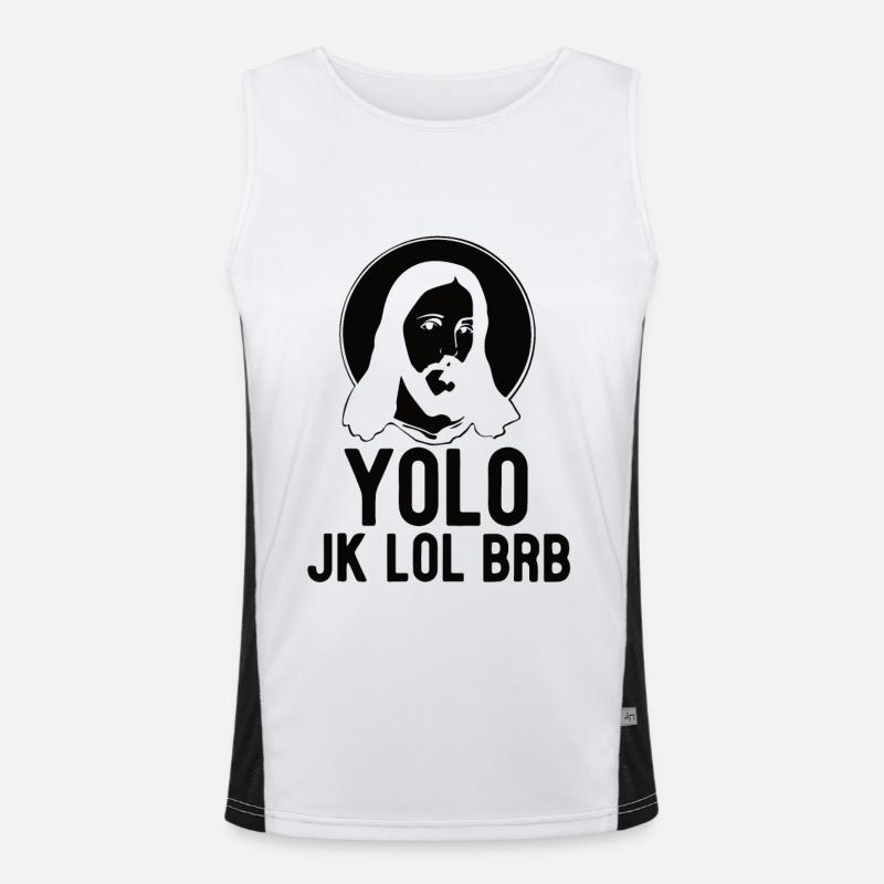 Jesus Men's Functional Contrast Tank Top 