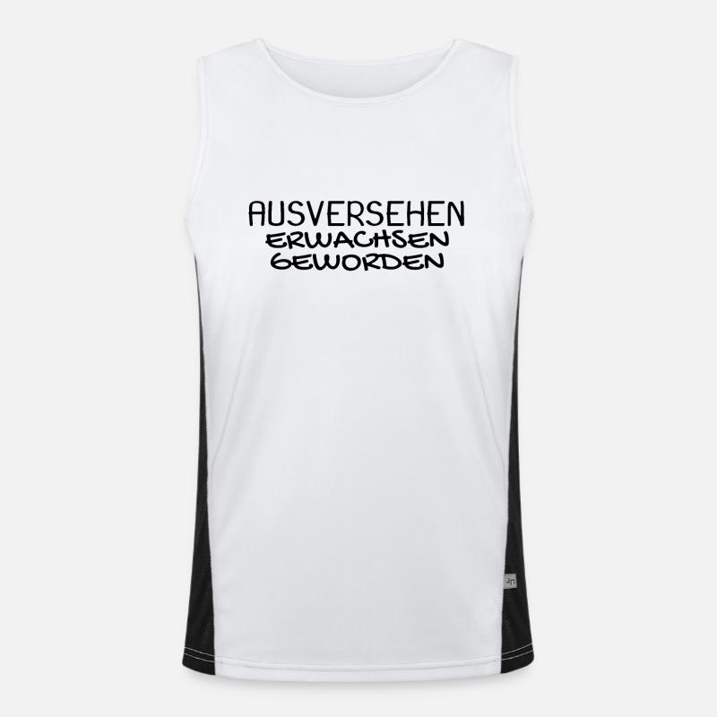 18 Geburtstag Geschenk - Erwachsen werden Funktionelles Kontrast-Tank Top für Männer 