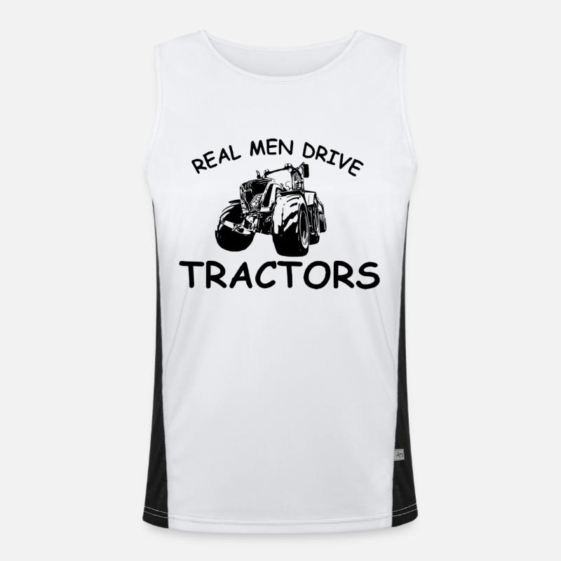 Traktor Funktionelles Kontrast-Tank Top für Männer 