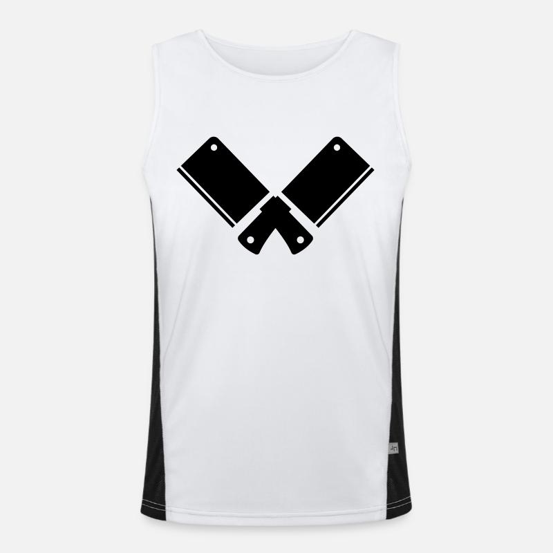Kitchen knife Men's Functional Contrast Tank Top 