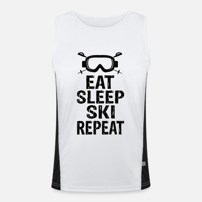Manger Sleep Ski Répéter Débardeur respirant contrasté Homme 
