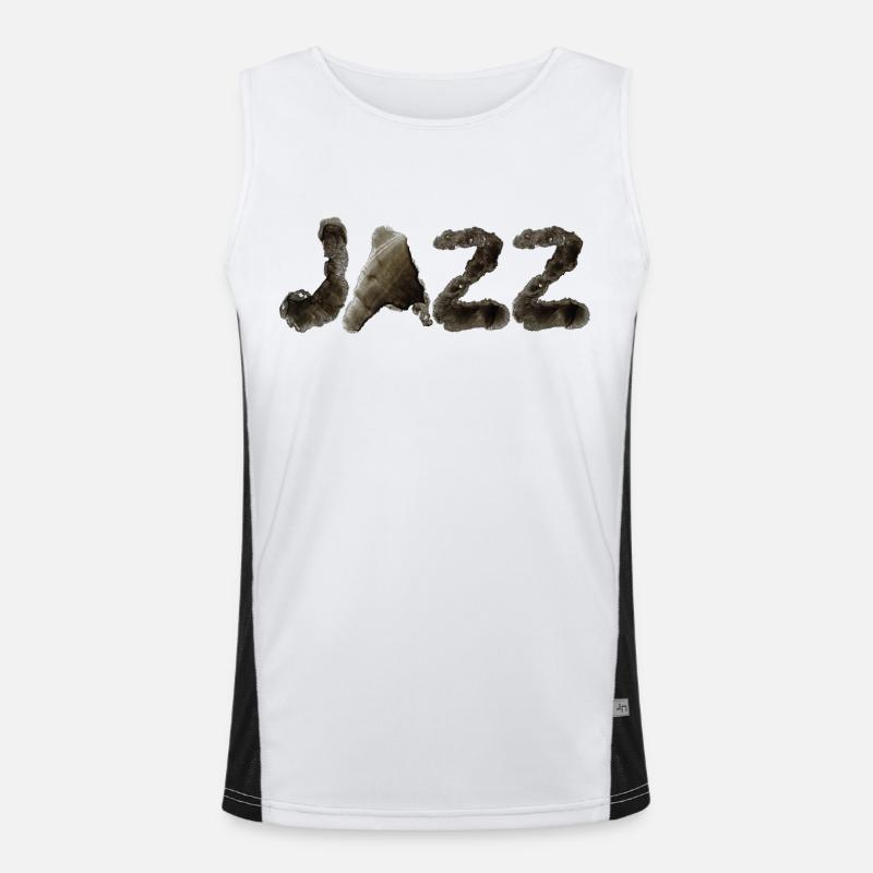 Jazz Funktionelles Kontrast-Tank Top für Männer 