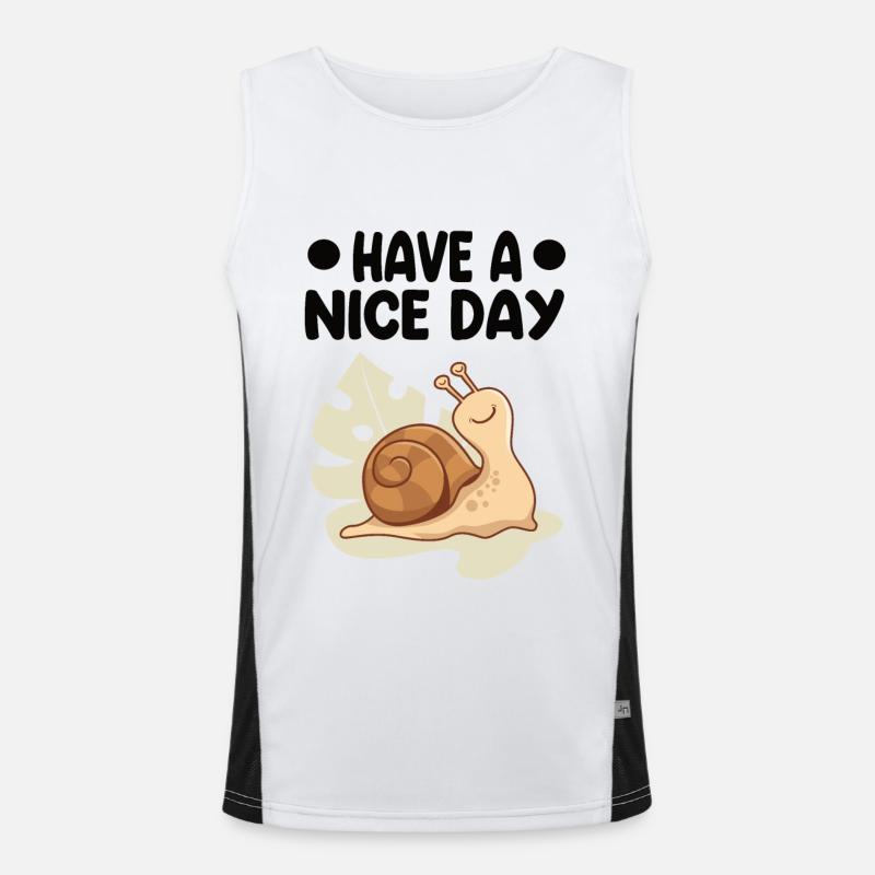 Escargot Débardeur respirant contrasté Homme 