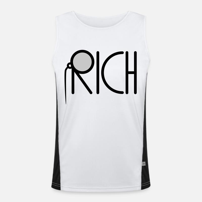 Rich Monokel Millionaire Men's Functional Contrast Tank Top 