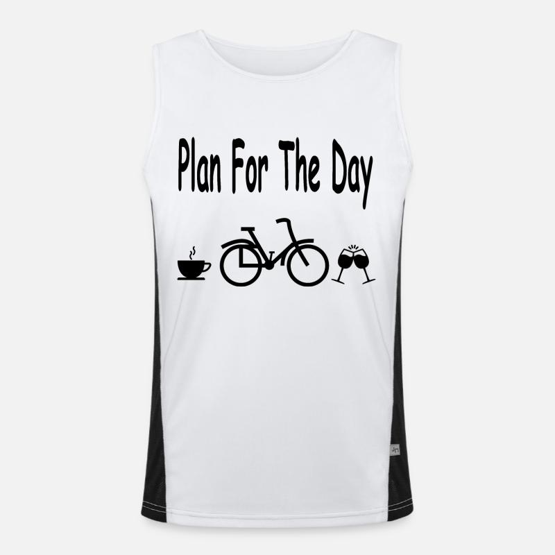 Bicyclette Débardeur respirant contrasté Homme 