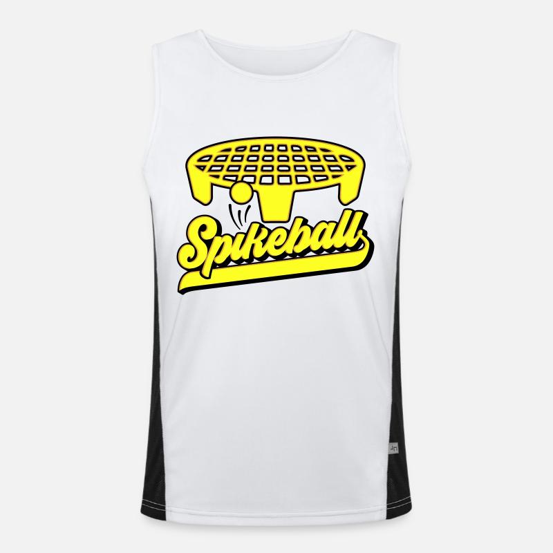 Les couleurs peuvent être modifiées | Roundnet Spikeball Fun Débardeur respirant contrasté Homme 