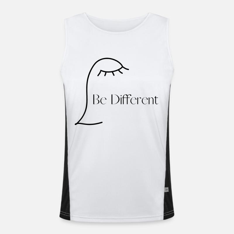 Be different from others Men's Functional Contrast Tank Top 