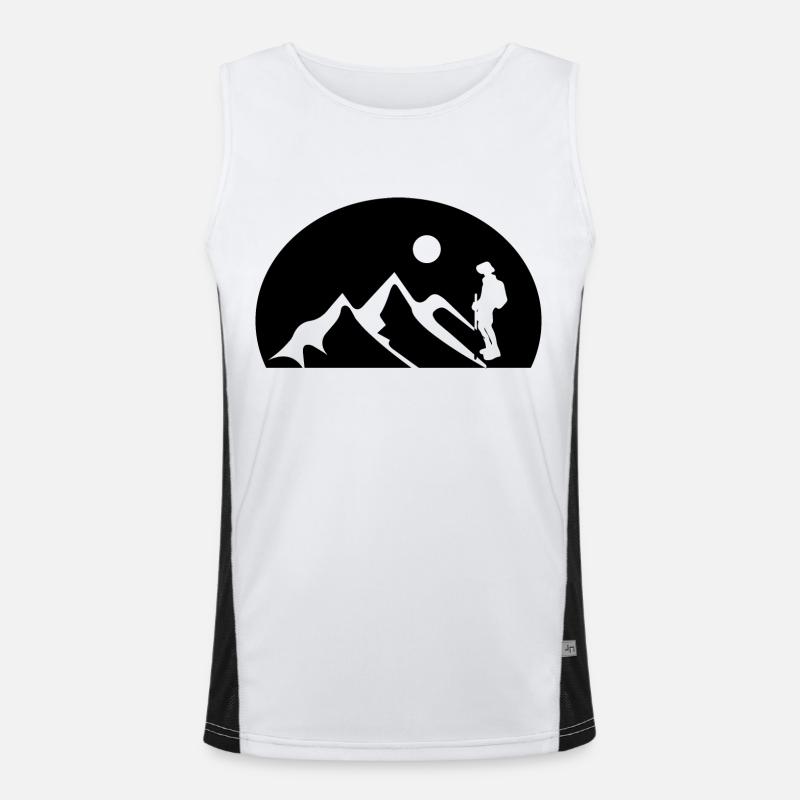 climbing Funktionelles Kontrast-Tank Top für Männer 