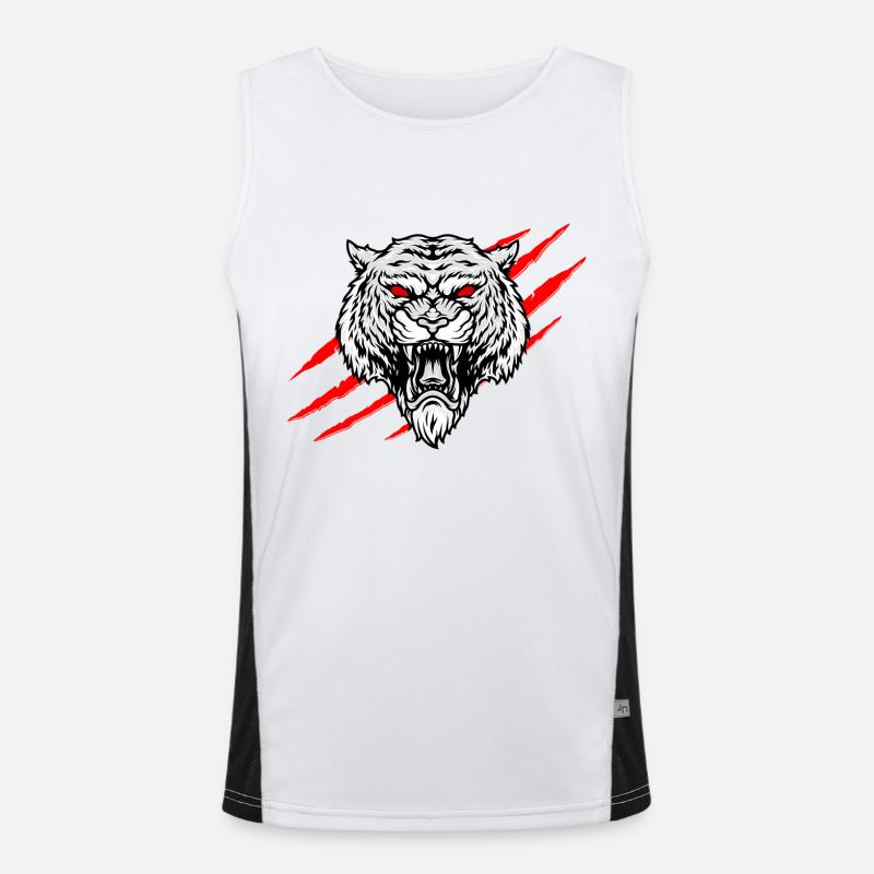Evil Tiger Men's Functional Contrast Tank Top 