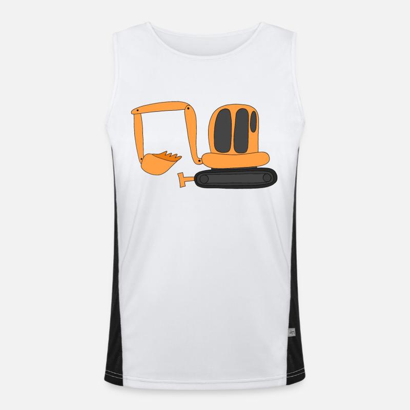 Bagger Funktionelles Kontrast-Tank Top für Männer 