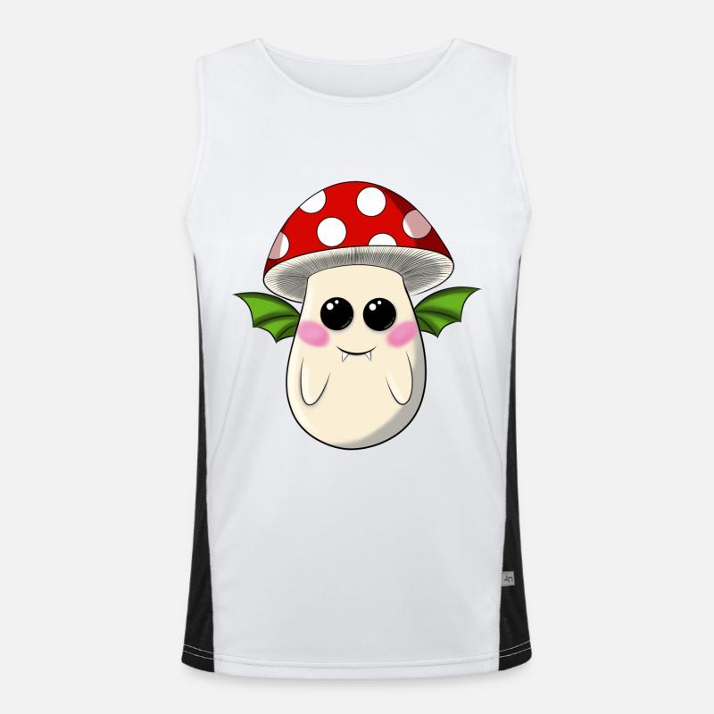 Toadstool bat Men's Functional Contrast Tank Top 