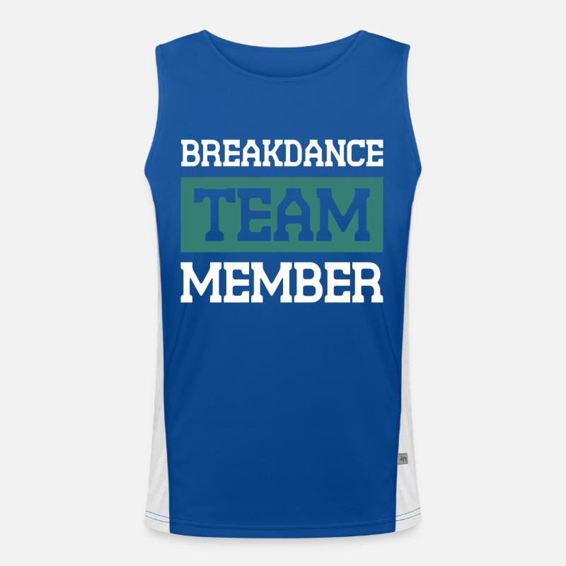 Équipe de breakdance Débardeur respirant contrasté Homme 