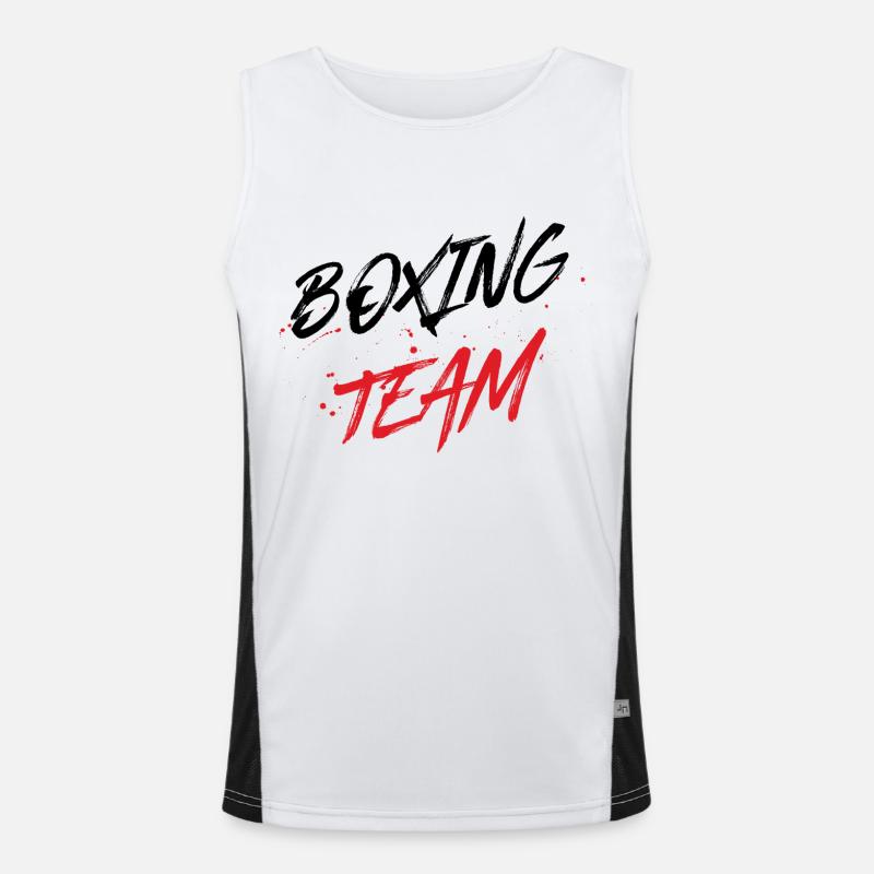 Équipe de boxe Débardeur respirant contrasté Homme 