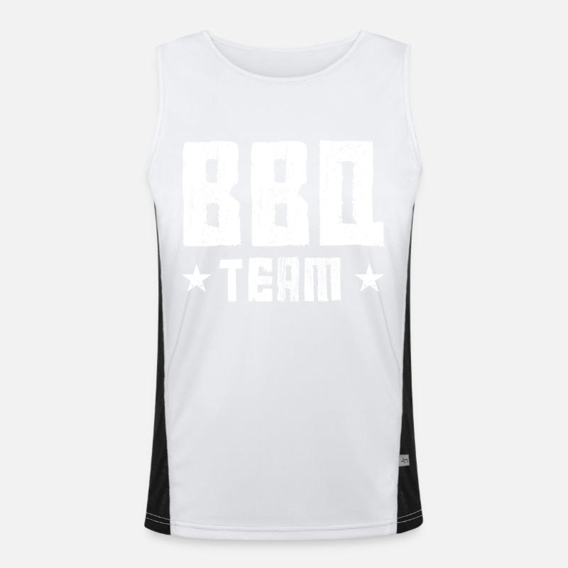 Équipe Bbq Débardeur respirant contrasté Homme 