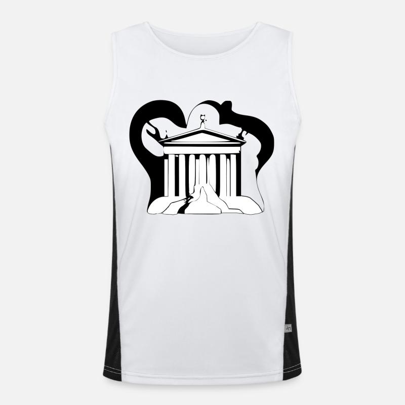 Temple Grec Débardeur respirant contrasté Homme 