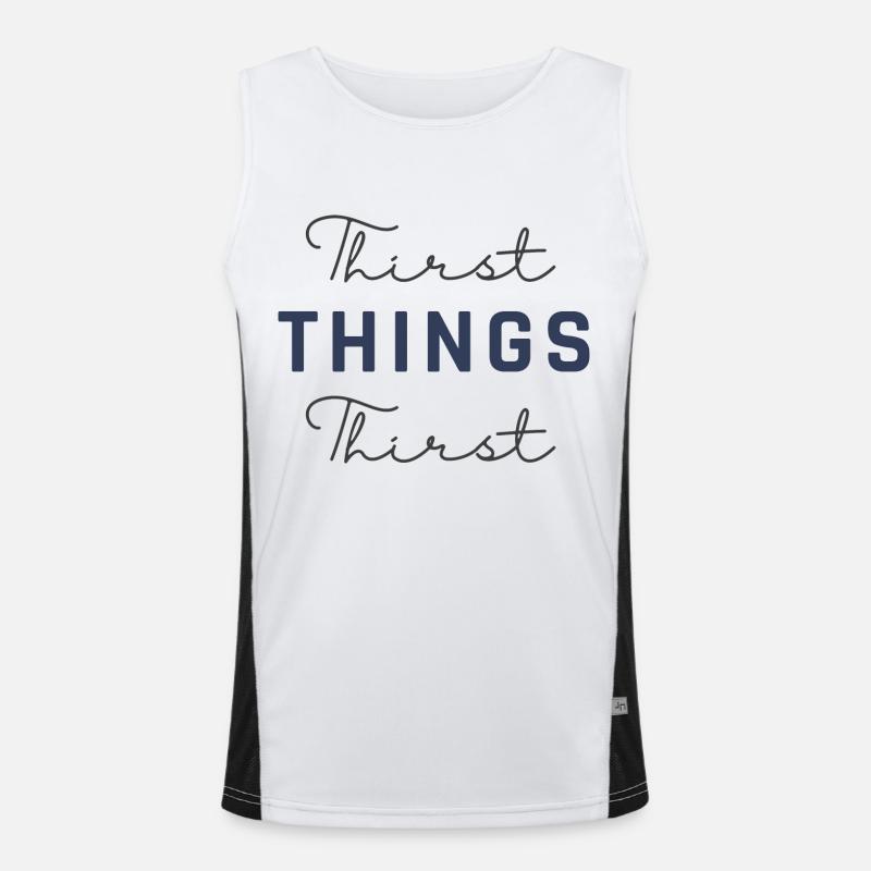 Thirst Things Thirst Men's Functional Contrast Tank Top 