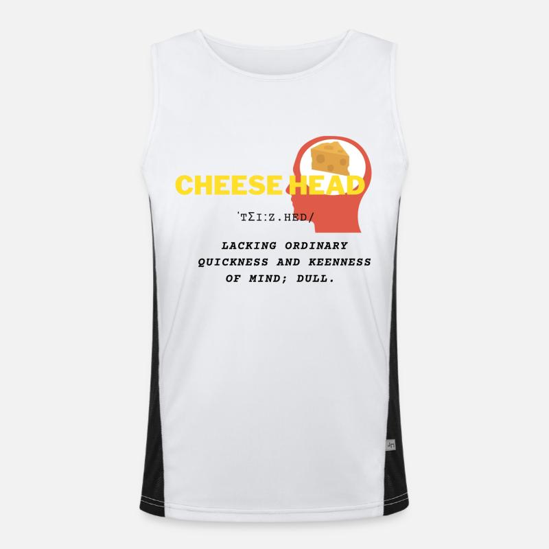 tête de fromage Débardeur respirant contrasté Homme 