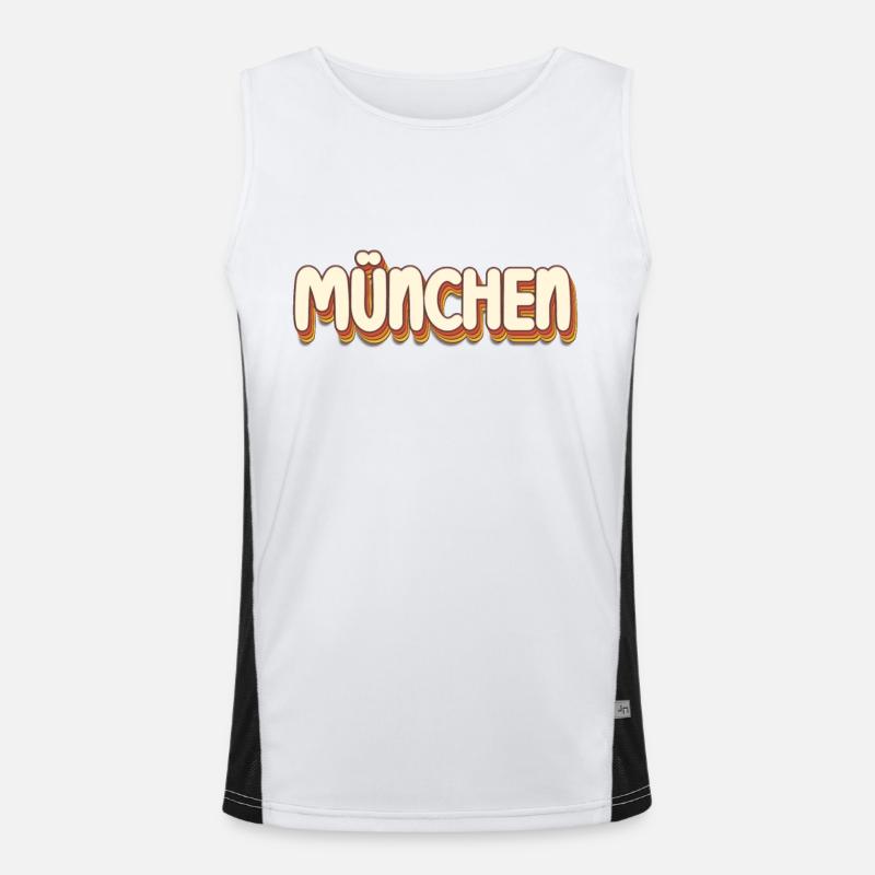 Munich Munich Munich Débardeur respirant contrasté Homme 
