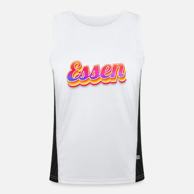 Essenerin Essener Essen Men's Functional Contrast Tank Top 